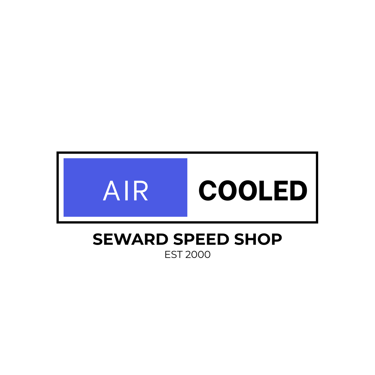 AIR COOLED COLLECTION | BLOCK LOGO AIR COOLED TEE — SEWARD SPEED SHOP
